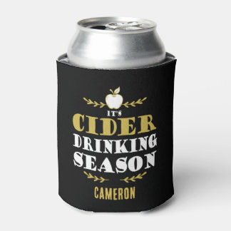 Cider Drinker Thanksgiving Holidays Can Cooler