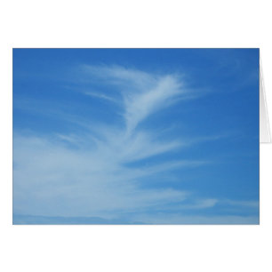 Ciel bleu avec nuages blancs Abstrait Nature Photo