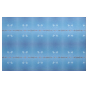 ciel bleu blanc, tissu