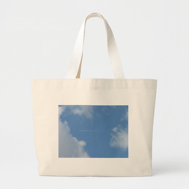 Ciel bleu large tote bag (Front)