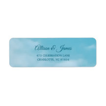 Ciel Bleu Minimaliste Amour Simple