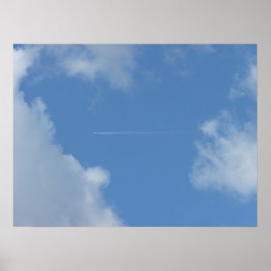 ciel bleu poster