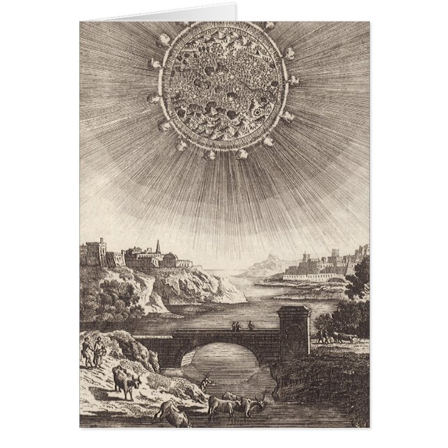 Ciel d'astronomie antique avec soleil par Allain M (Devant)