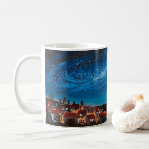 Ciel de Galaxie Cosmologique sur Mug Village