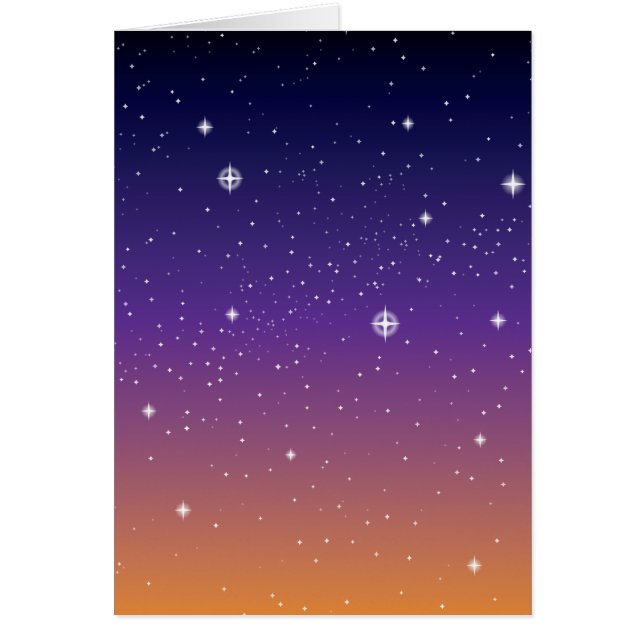 Ciel d'étoile violet et or (Devant)