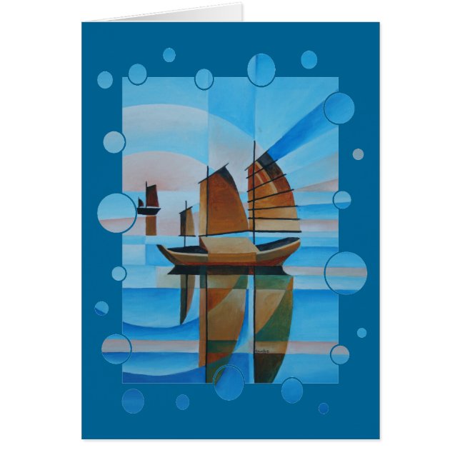 Ciel doux, Mer Céruleenne et Joncs Cubistes (Devant)