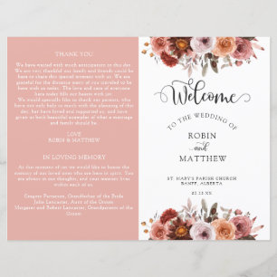Ciel en Rose, Programme de mariage floral