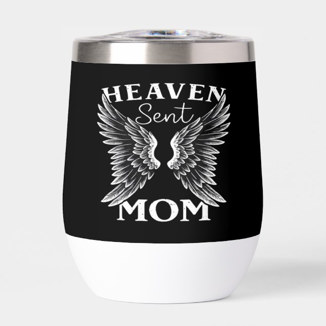 Ciel envoyé Maman Christian Vin Tumbler (Avant)