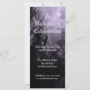 Ciel hanté avec Ravens Custom 4"x9.25" Invitation