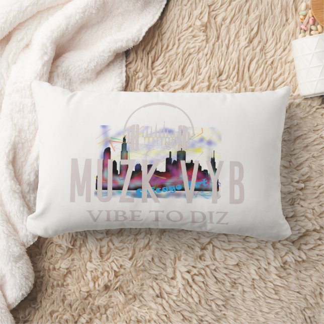 "Ciel Haut" Muzk Vyb Coussin (Couverture)
