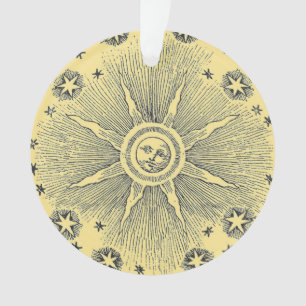 Ciel Nocturne Antique Étoiles Solaires Zodiaque Mé