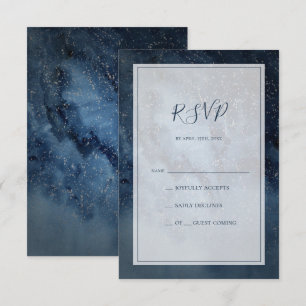 Ciel nocturne céleste   Avec la carte RSVP Frame