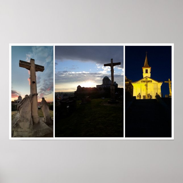 Ciel nocturne Esztergom. Affiche (Devant)