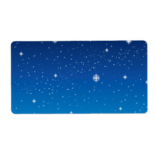 Ciel nocturne étoilé bleu profond
