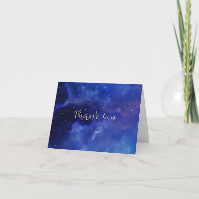 Ciel nocturne étoilé sous les étoiles Merci (Devant)