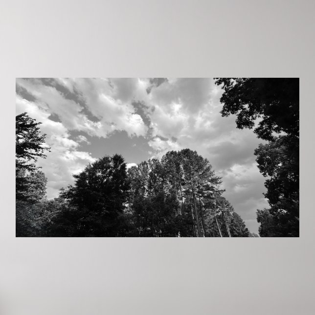 Ciel nuageux, affiche (Devant)