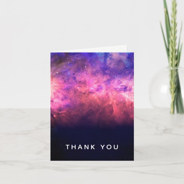Ciel rose violet étoile Galaxy Cosmic Sky Merci (Devant)
