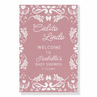 Cielito Lindo Baby shower rose mexicain Bienvenue