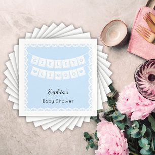 Cielito Lindo Blue Baby Shower Napkin