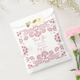Cielito lindo dusty pink Mexican baby shower Favour Bag