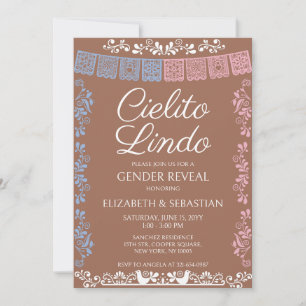 Cielito Lindo Gender Reveal Party Invitation