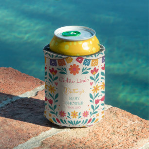 Cielito Lindo Mexican Baby Shower Fiesta Can Cooler