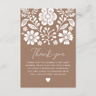 Cielito Lindo Mexican Baby Shower Thank You Enclosure Card