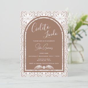 Cielito Lindo Mexican Folk Art Clay Brown Invite