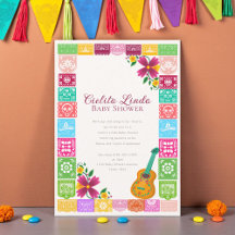 Cielito Lindo Mexican Papel Picado Folk Art Fiesta