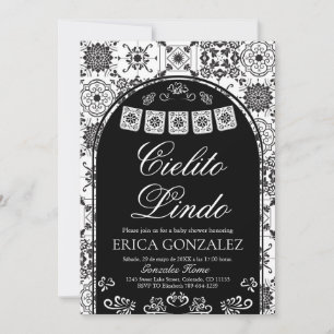 Cielito Lindo Papel Picado Boy Baby Shower Invitation