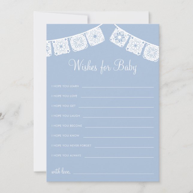 Cielito Lindo Papel Picado Voeux pour la carte béb (Devant)