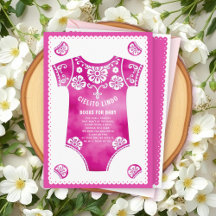 Cielito Lindo pink baby shower Books for Baby
