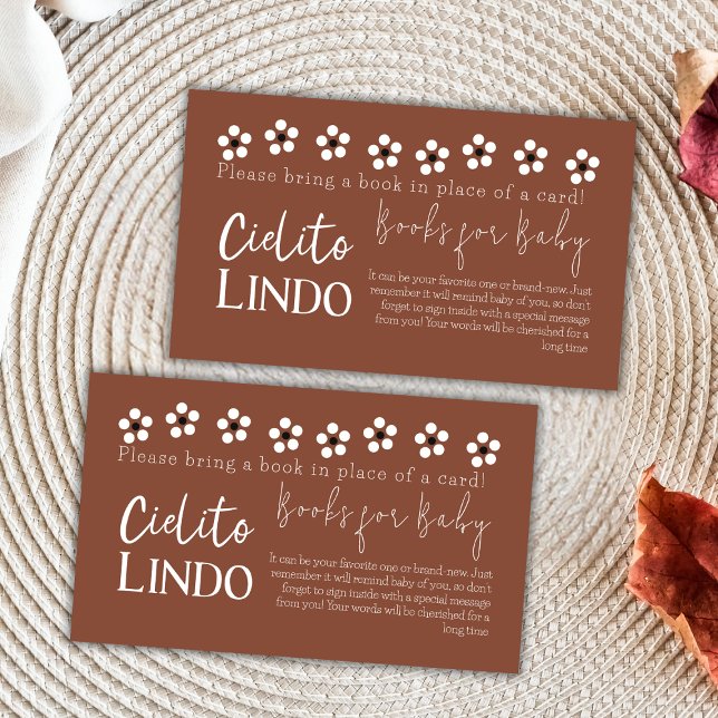 Cielito Lindo Talavera Mexican Baby Shower Game Enclosure Card (Creator Uploaded)