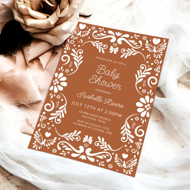 Cielito Lindo Talavera Mexican Baby Shower Invitat Invitation (Creator Uploaded)