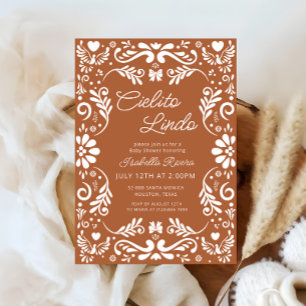 Cielito Lindo Talavera Mexican Baby Shower Invitation