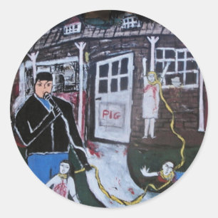 CIELO DRIVE CLASSIC ROUND STICKER