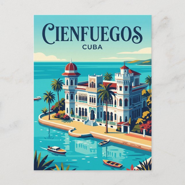 Cienfuegos Cuba Postcard (Front)