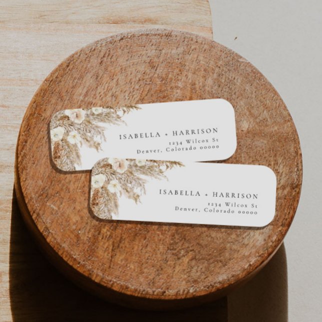 CIERA Bohemian Pampas Grasse Adresse de retour (Créateur téléchargé)