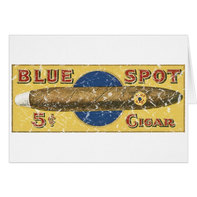 Cigar à points bleus - en détresse (Devant horizontal)