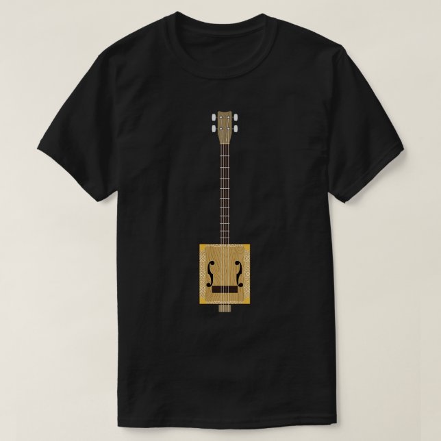 Cigar Box Guitars 6 T-Shirt (Design Front)