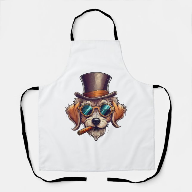 Cigar Dog   Apron (Front)