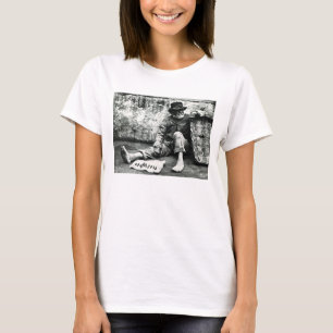 Cigar-end Seller, c,1865 (b/w photo) T-Shirt