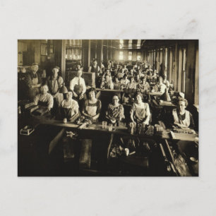 Cigar Factory circa 1900, Red Lion, York Co., PA Postcard