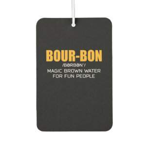 Cigar Lover   Bourbon Magic Brown Air Freshener