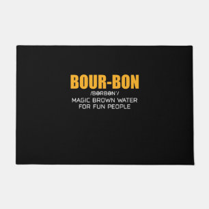 Cigar Lover   Bourbon Magic Brown Doormat