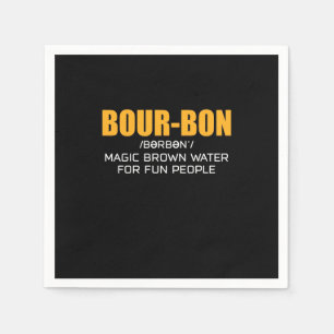 Cigar Lover   Bourbon Magic Brown Napkin