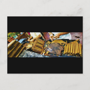 Cigar Making sur la carte postale Arthur Avenue