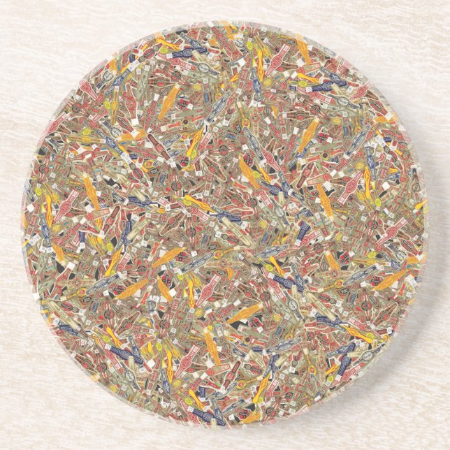 Cigar Ring Wrappers Coaster (Front)