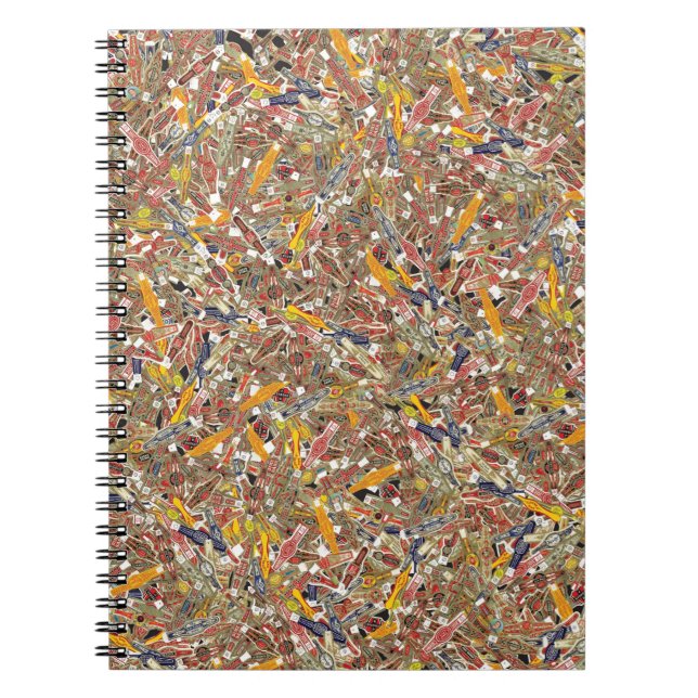 Cigar Ring Wrappers Notebook (Front)