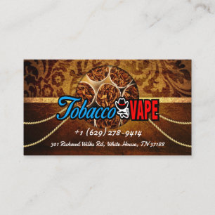 Cigar Shop Vintage Business Card_custom 2 Business Card